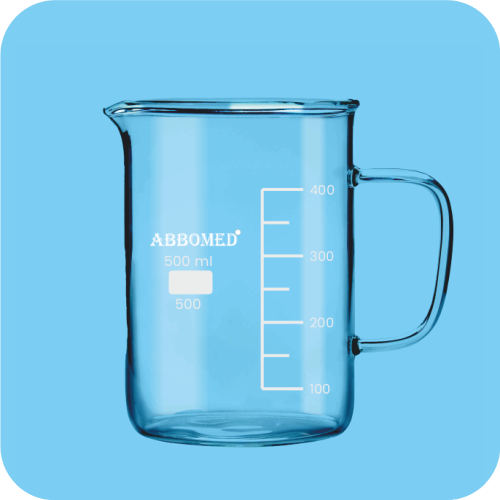 Measuring Beakers, with Handle