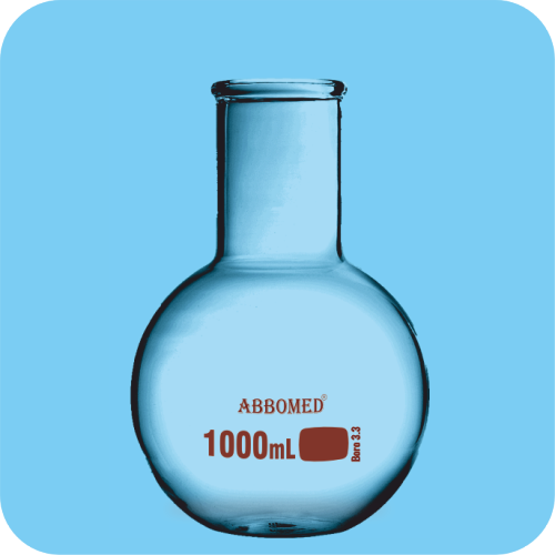 Boiling Flasks, Flat Bottom, Single Neck