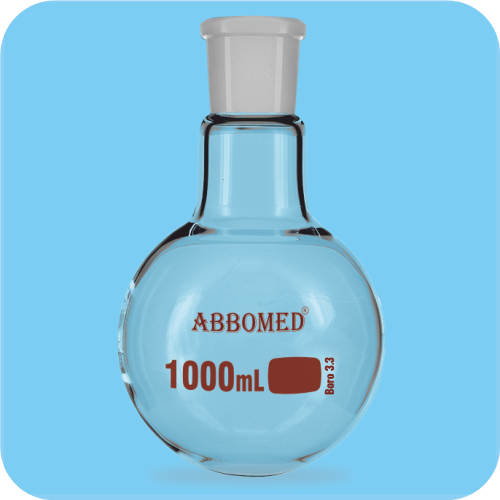 Boiling Flasks, Round Bottom, Single Neck, with Socket