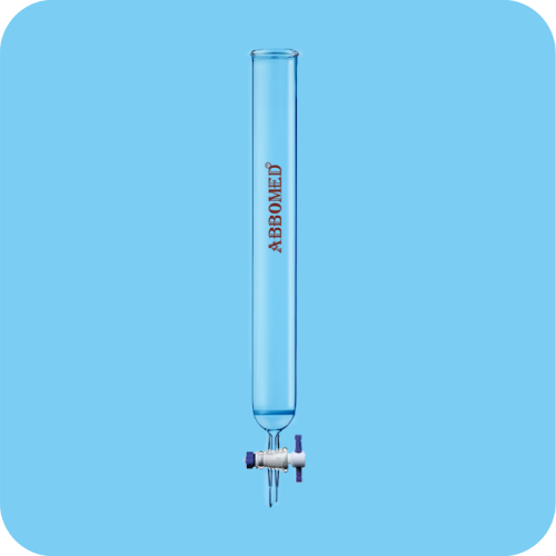  Chromatography Columns with Socket, Cone & Glass Key Stopcock