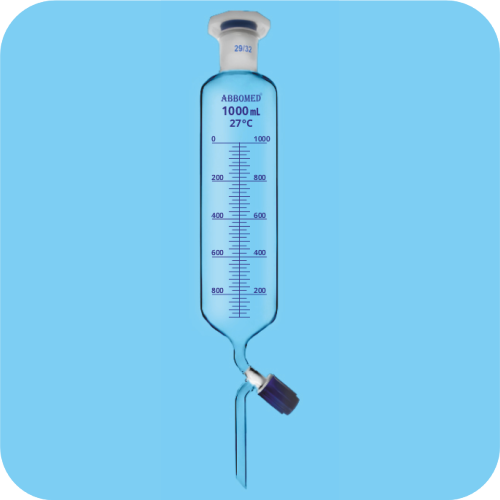 Dropping Funnels, Graduated, with Rotaflow Stopcock & Socket