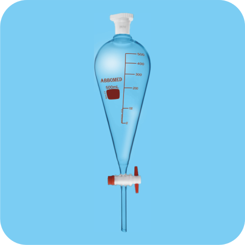 Separating Funnels, Graduated, with Stopcock