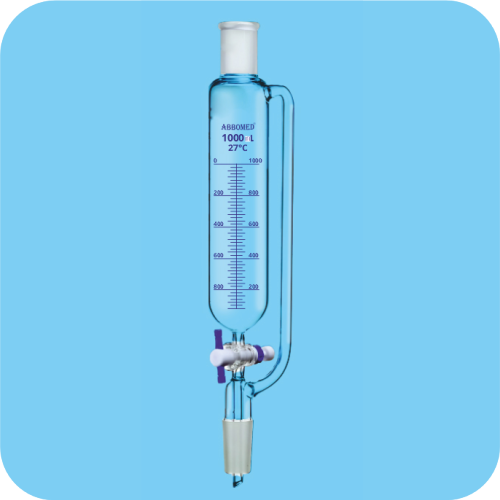 Pressure Equalising Funnels, with Glass Stopcock & Socket