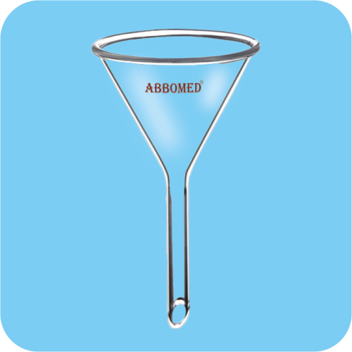  Filter Funnels, Glass, Short Stem